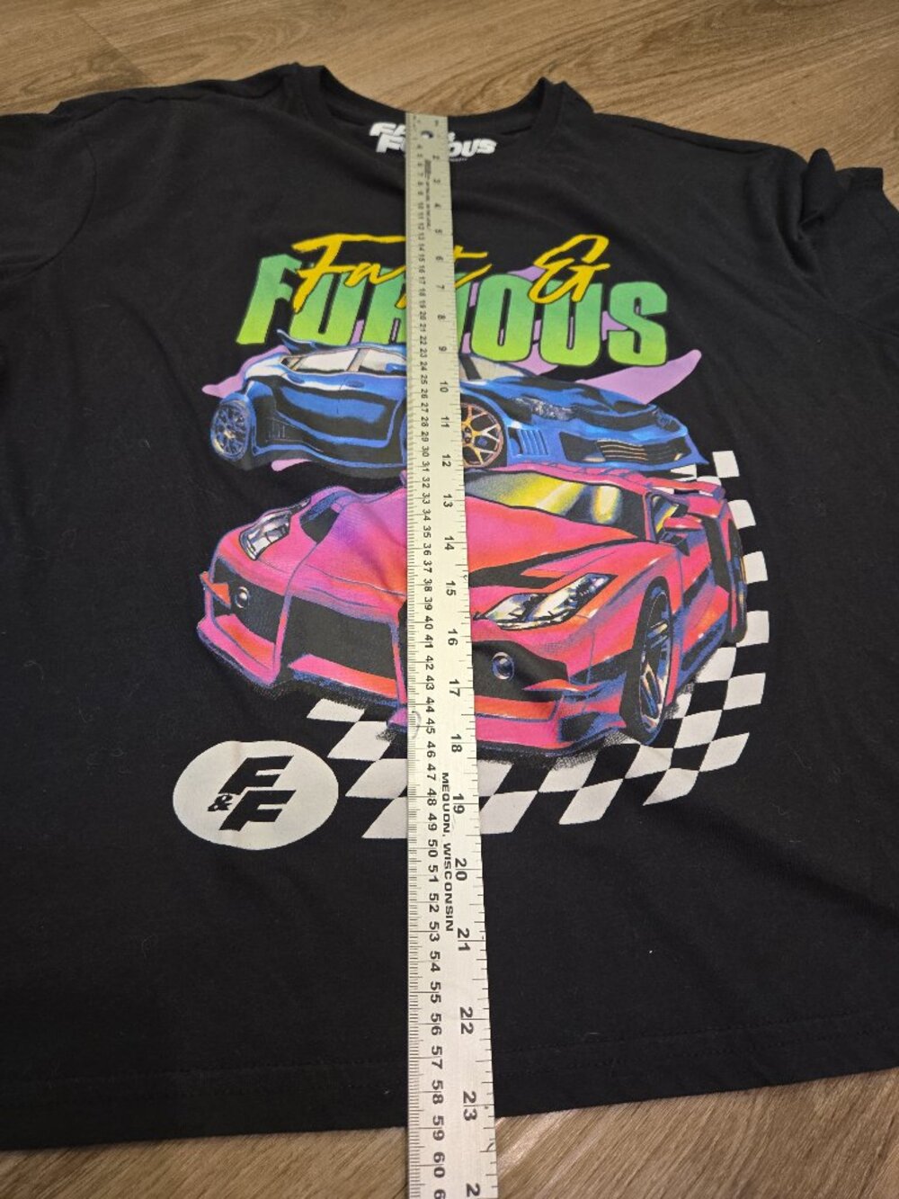Fast And Furious Movie Crew Neck Short Sleeve T-Shirt - Picture 3 of 4